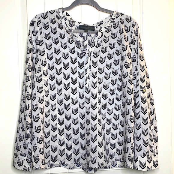 Sunday in Brooklyn chevron Blouse - Picture 6 of 14